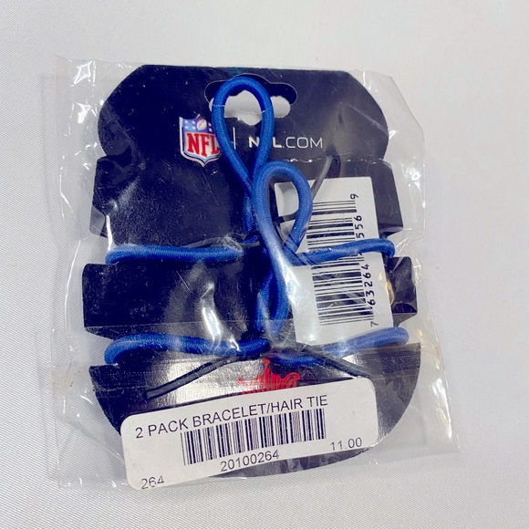 Tennessee Titans elastic headbands & stretch bracelet/hair ties. NWT - Picture 4 of 5